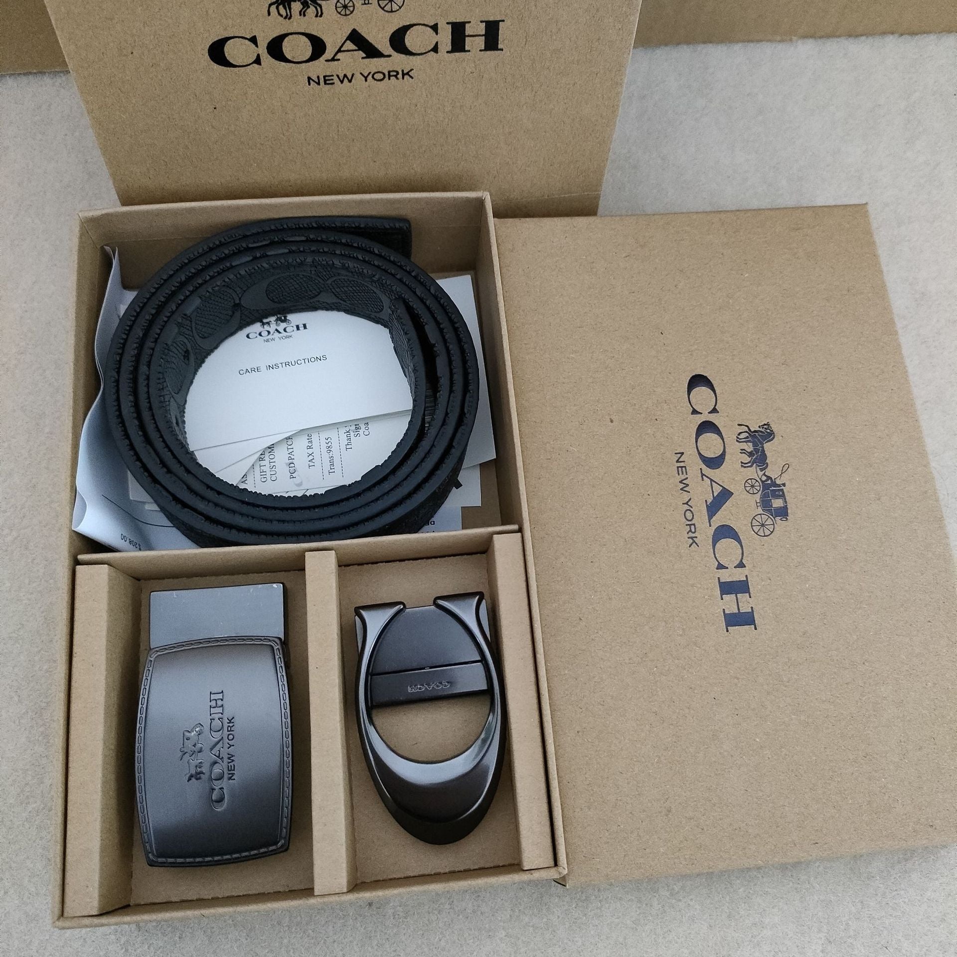 Premium Men's Interchangeable Belt Gift Set