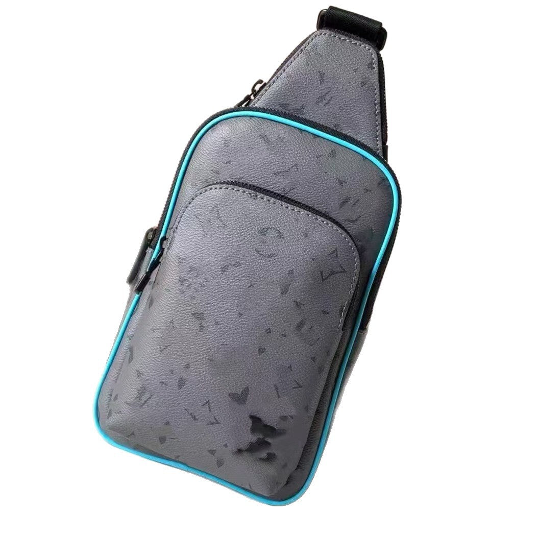 Presbydid brand new men's chest bag shoulder bag crossbody bag fashion chest bag trendy men's bag large capacity chest bag