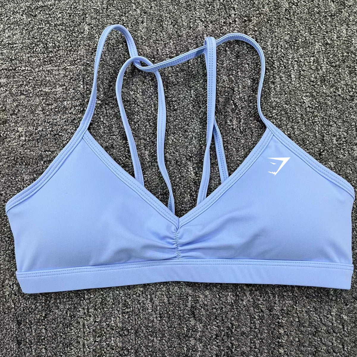 Women's Scoop Neck Sports Bra with Thin Straps
