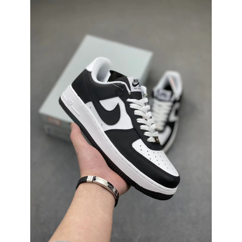 Putian High Quality AF1 Air Force One Valentine's Day White Hook Male and Female Couple Campus Versatile Heightened Athletic Board Shoes
