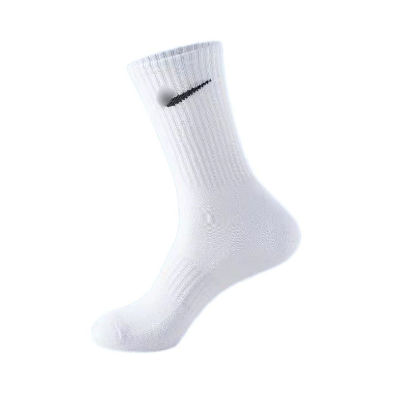 NK Box Hook Socks Sporty Versatile Medium Socks Running Breathable Sweat Absorbent Socks Fashionable Wearable Short Socks