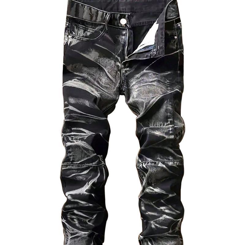 Apex Zippered Slim Jeans For Men