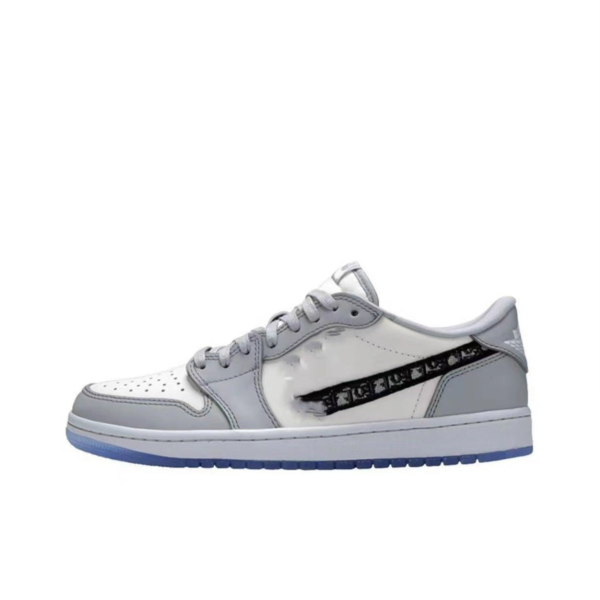 Low Top Lace-Up Sneakers with Cushioned Insole and Padded Collar