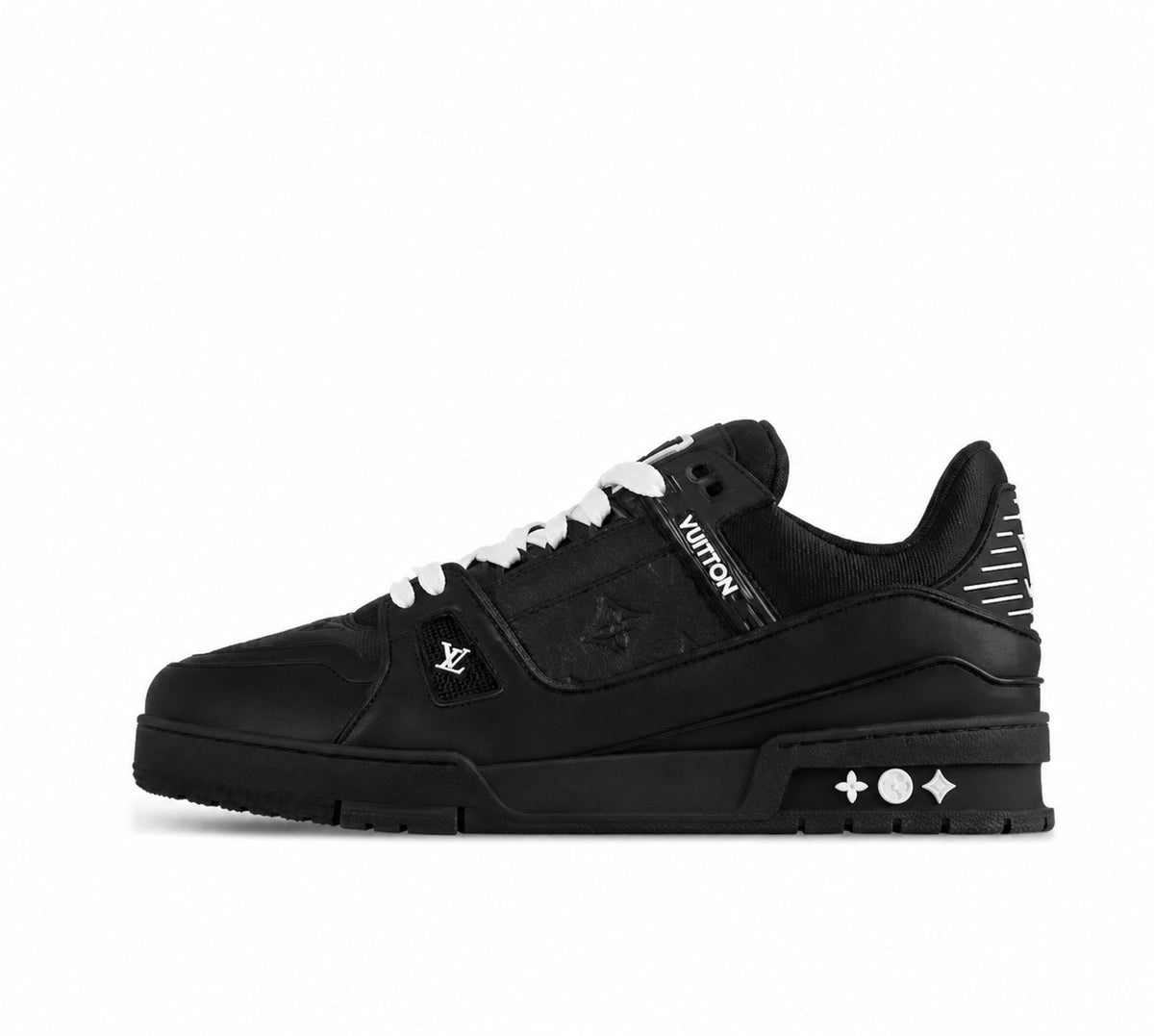 Platform Lace Up Sneakers with Padded Collar