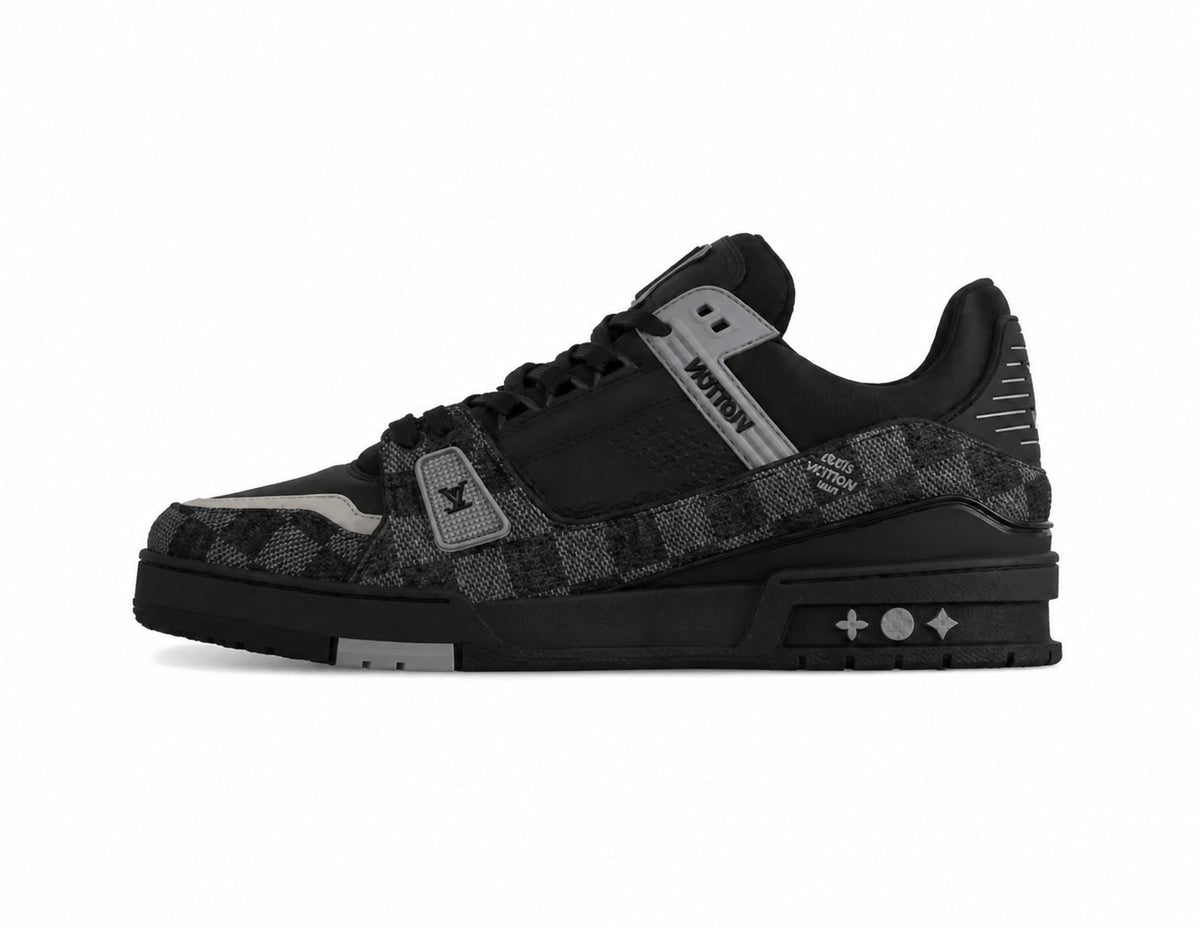 Platform Lace Up Sneakers with Padded Collar