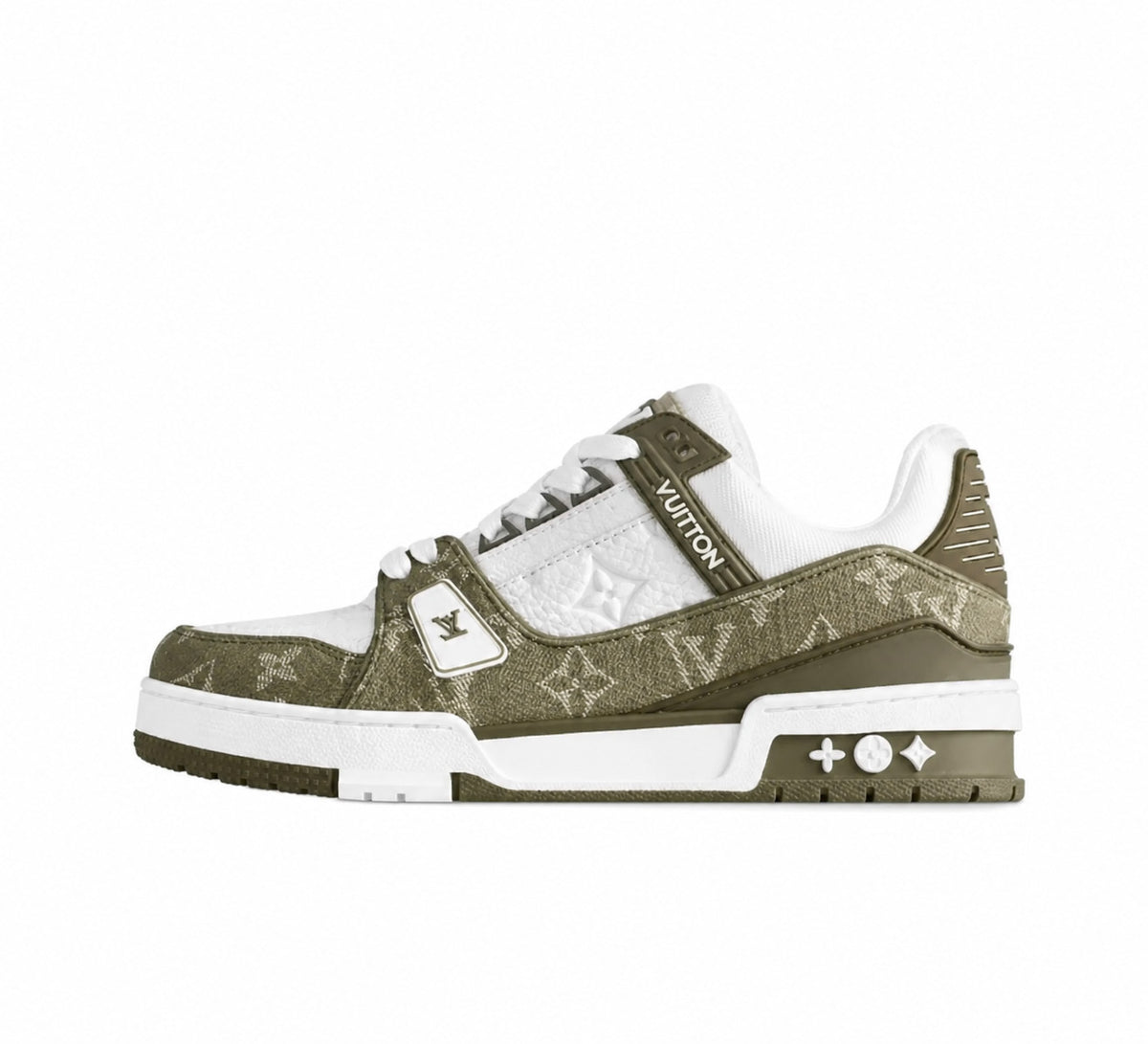 Platform Lace Up Sneakers with Padded Collar
