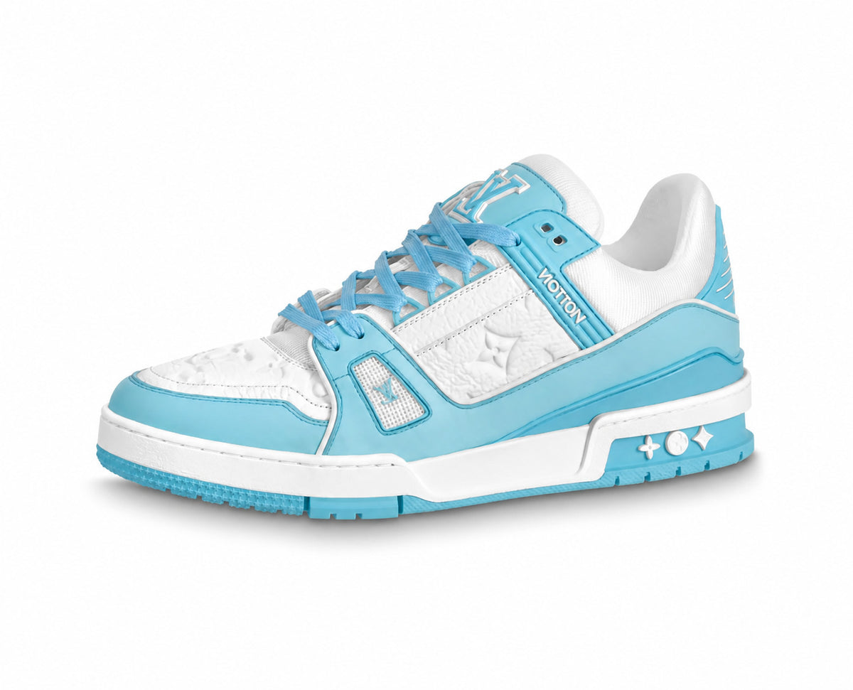 Platform Lace Up Sneakers with Padded Collar