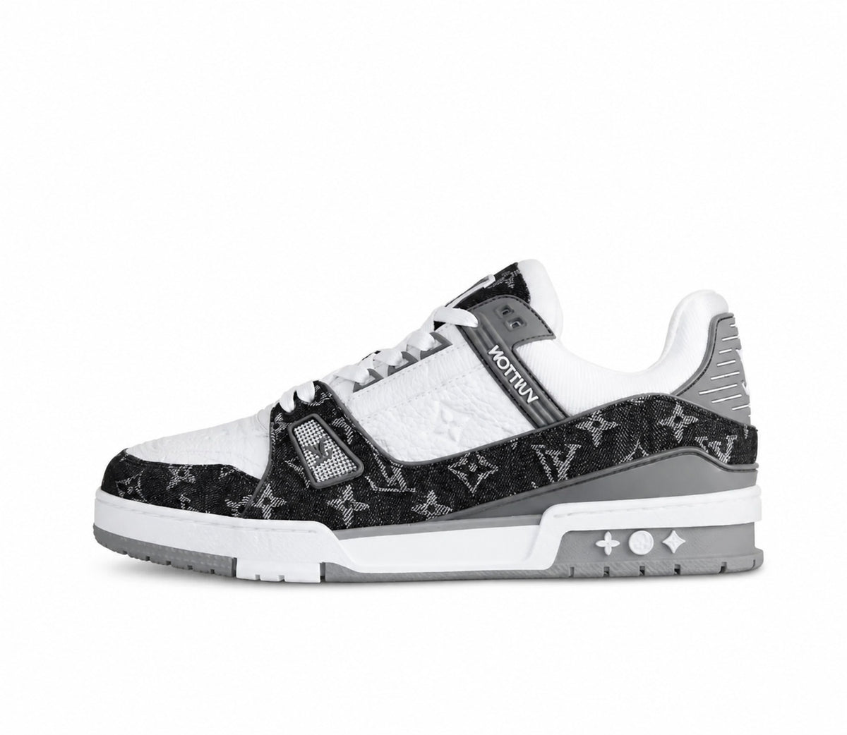 Platform Lace Up Sneakers with Padded Collar