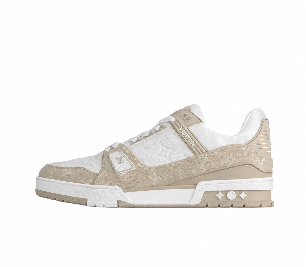 Platform Lace Up Sneakers with Padded Collar