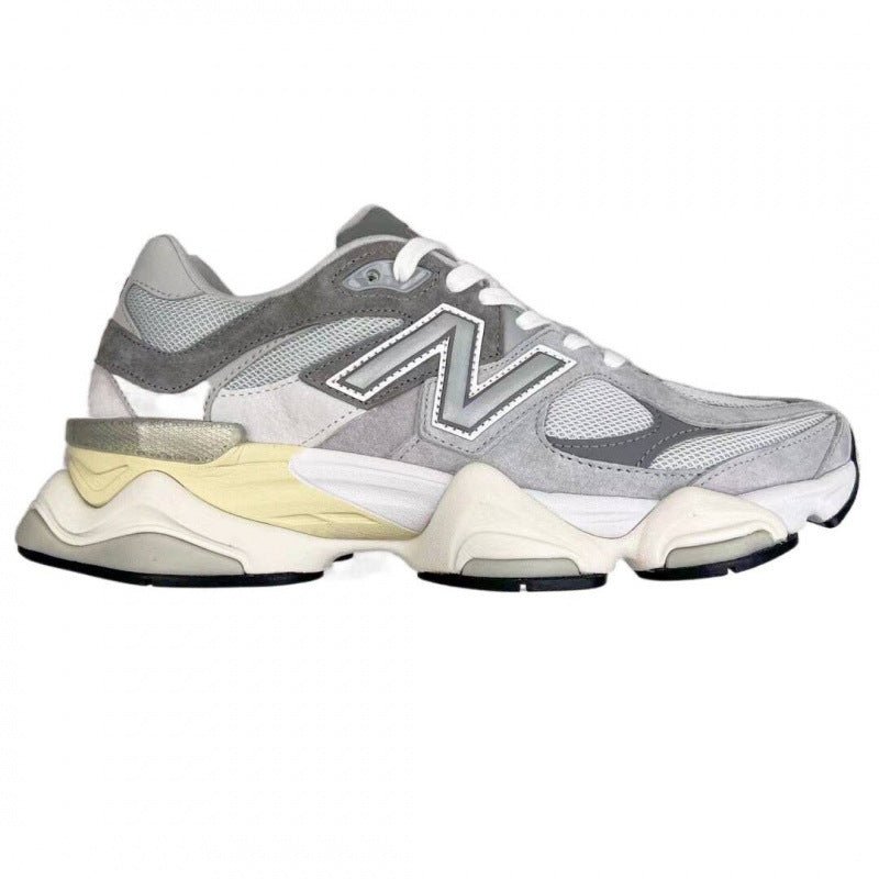 Chunky Runner Sneakers with Lace Up Closure and Sculpted Sole