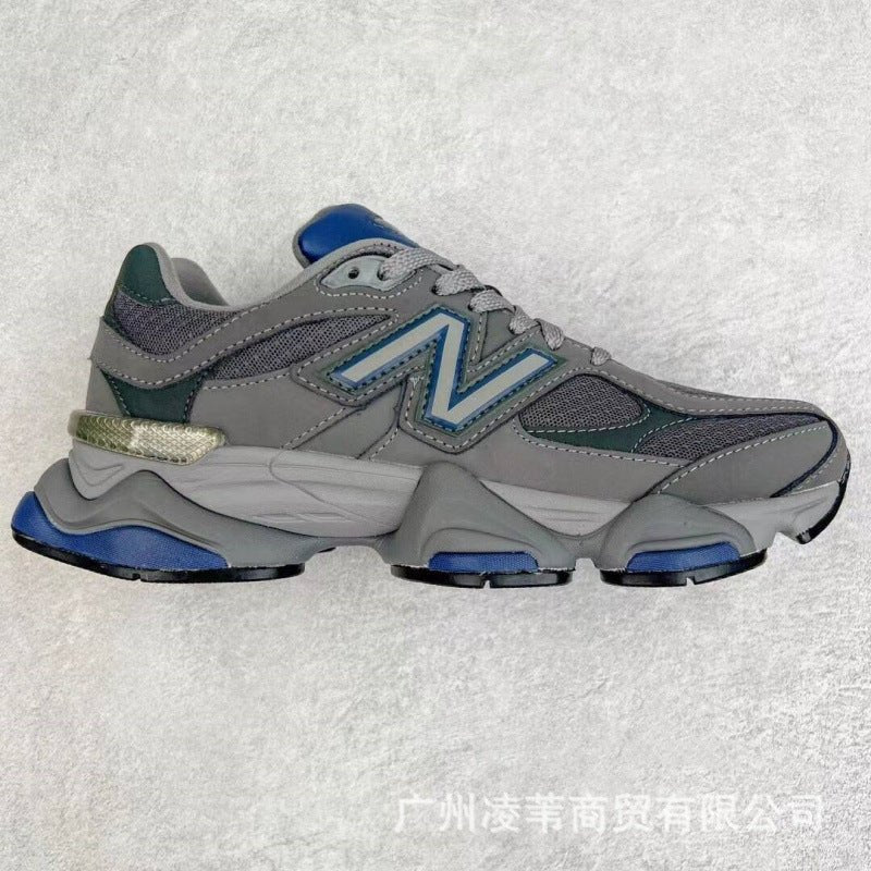 Chunky Runner Sneakers with Lace Up Closure and Sculpted Sole