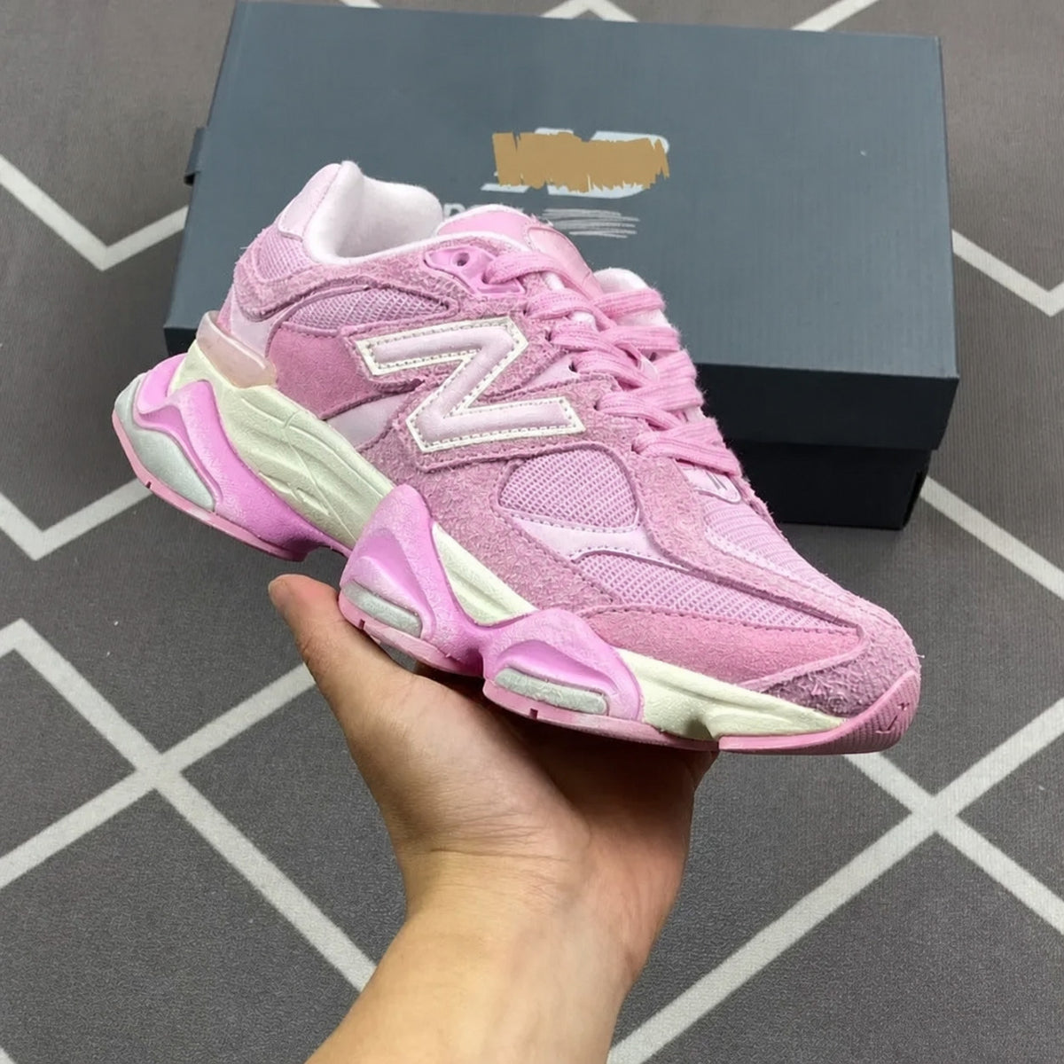 Chunky Runner Sneakers with Lace Up Closure and Sculpted Sole
