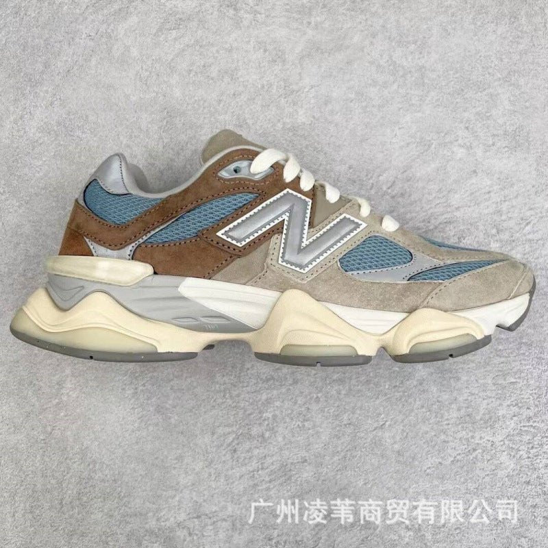 Chunky Runner Sneakers with Lace Up Closure and Sculpted Sole