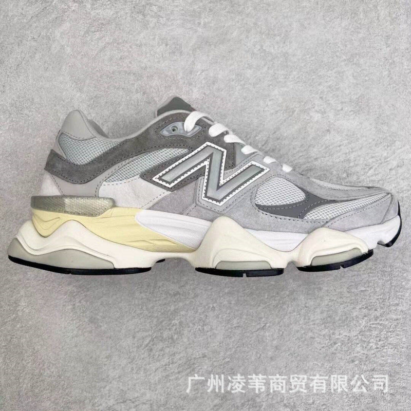 Chunky Runner Sneakers with Lace Up Closure and Sculpted Sole