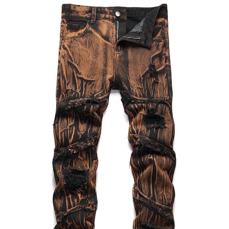 Apex Zippered Slim Jeans For Men