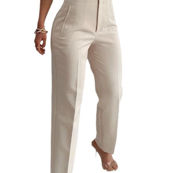 Lux Pleated High Waist Trousers Everyday Chic