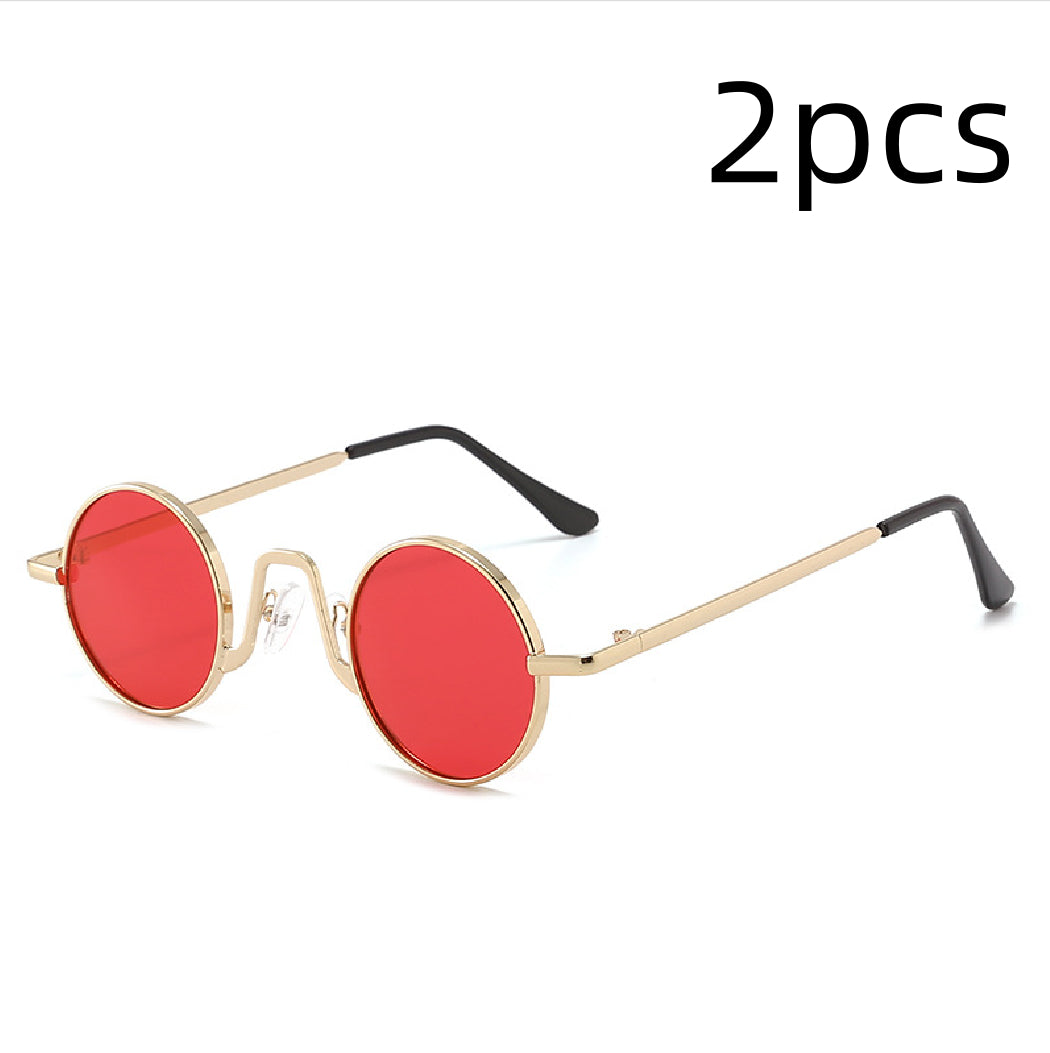 Round Frame Sunglasses With Urban Edge For City Style And Small Frame Chic And Premium Timeless Allure