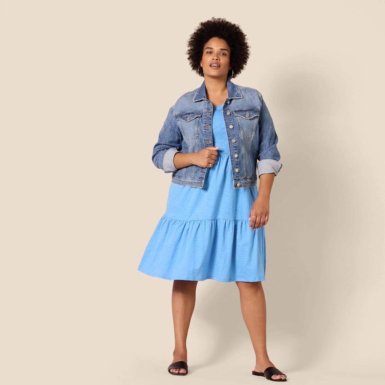 Chic Women's Short-Sleeve Tiered Dress - Perfect for Every Occasion!