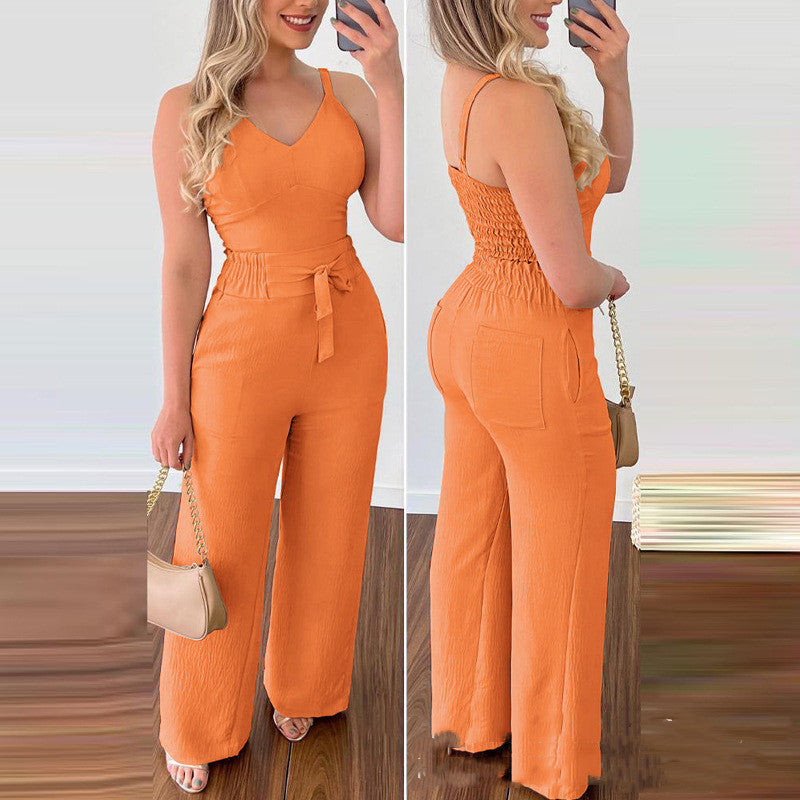 Timeless Prestige Camisole And Straight Pants Set For Women Sophisticated Everyday Ensemble