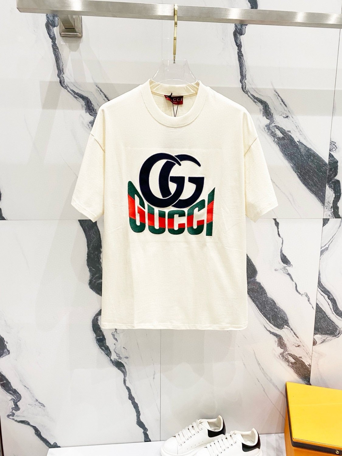 Short Sleeve Crew Neck T-Shirt with Front and Back Graphic Print