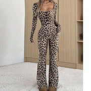 Urban Luxe Square Collar Jumpsuit With Slim Fit Silhouette For Effortless Modern Style