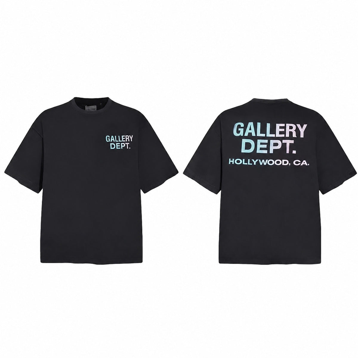 Men's Relaxed Fit Crew Neck T-Shirt with Graphic Lettering