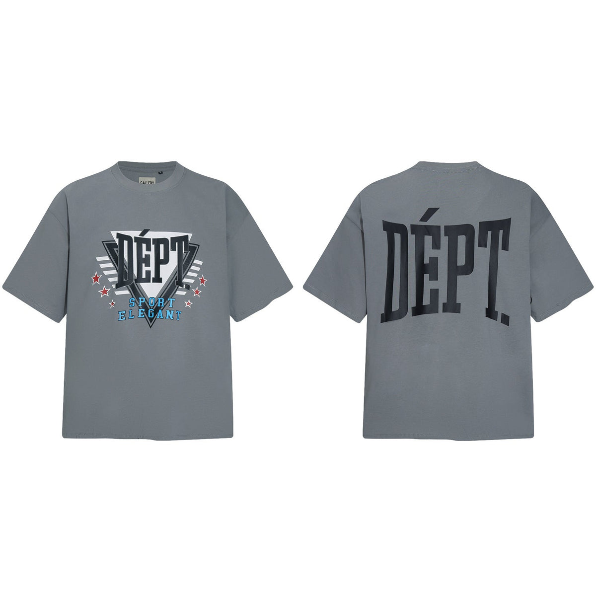 Men's Relaxed Fit Crew Neck T-Shirt with Graphic Lettering