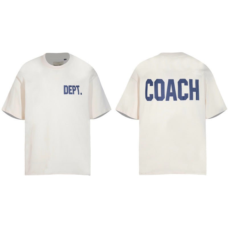 Men's Relaxed Fit Crew Neck T-Shirt with Graphic Lettering