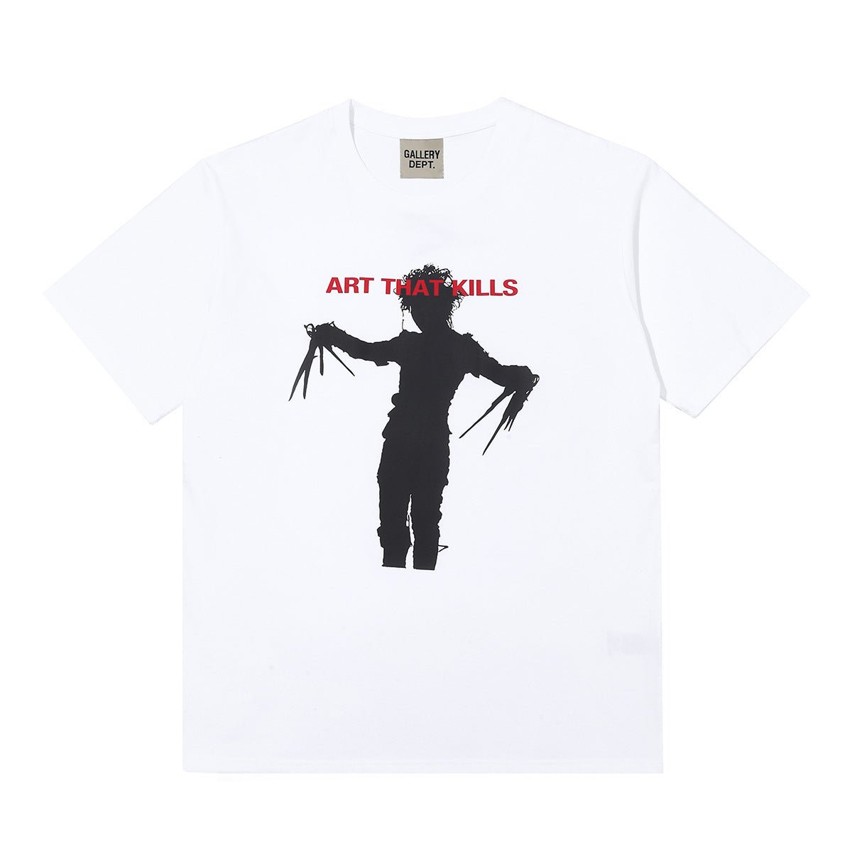 Men's Relaxed Fit Crew Neck T-Shirt with Graphic Lettering