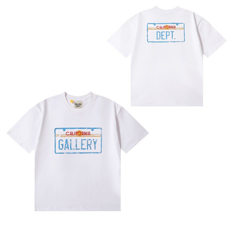 Men's Relaxed Fit Crew Neck T-Shirt with Graphic Lettering