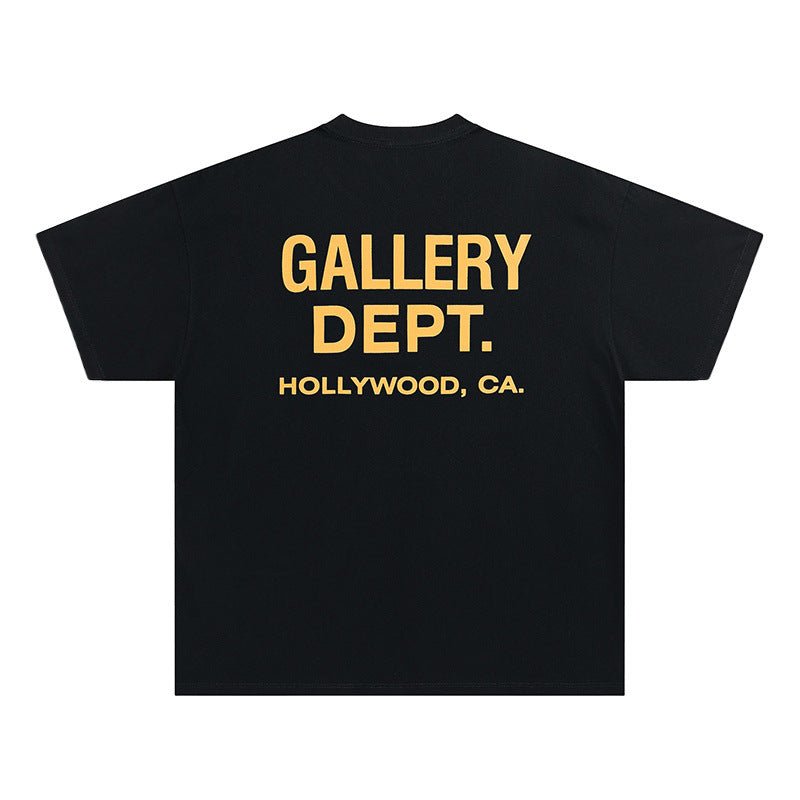 Men's Relaxed Fit Crew Neck T-Shirt with Graphic Lettering
