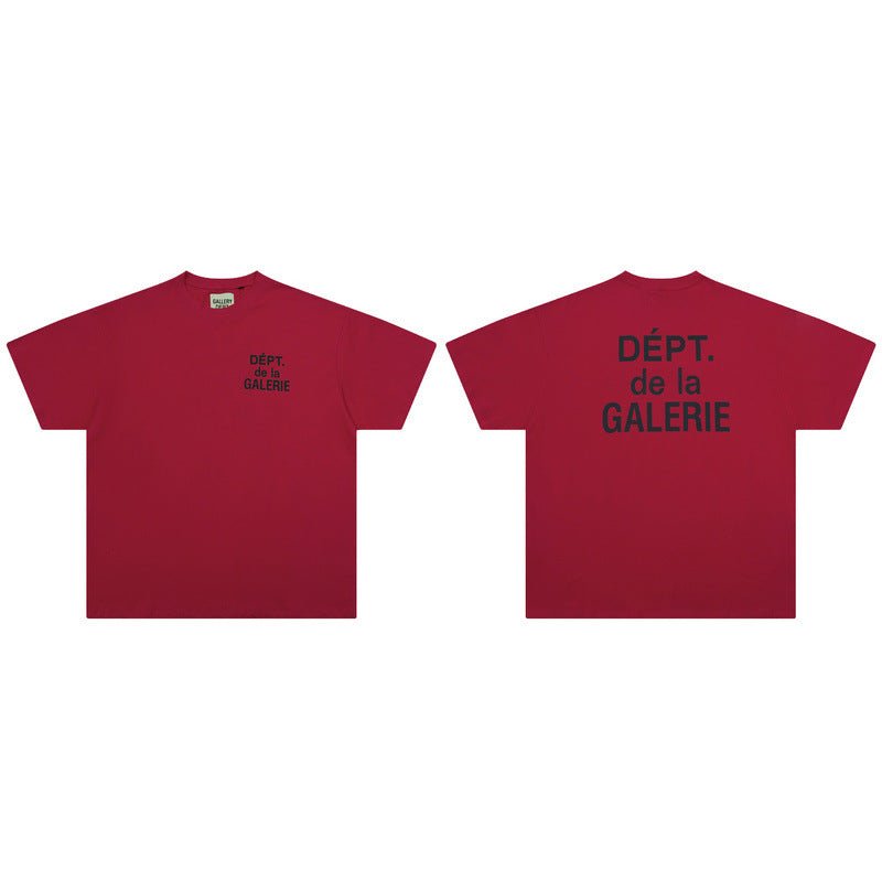 Men's Relaxed Fit Crew Neck T-Shirt with Graphic Lettering