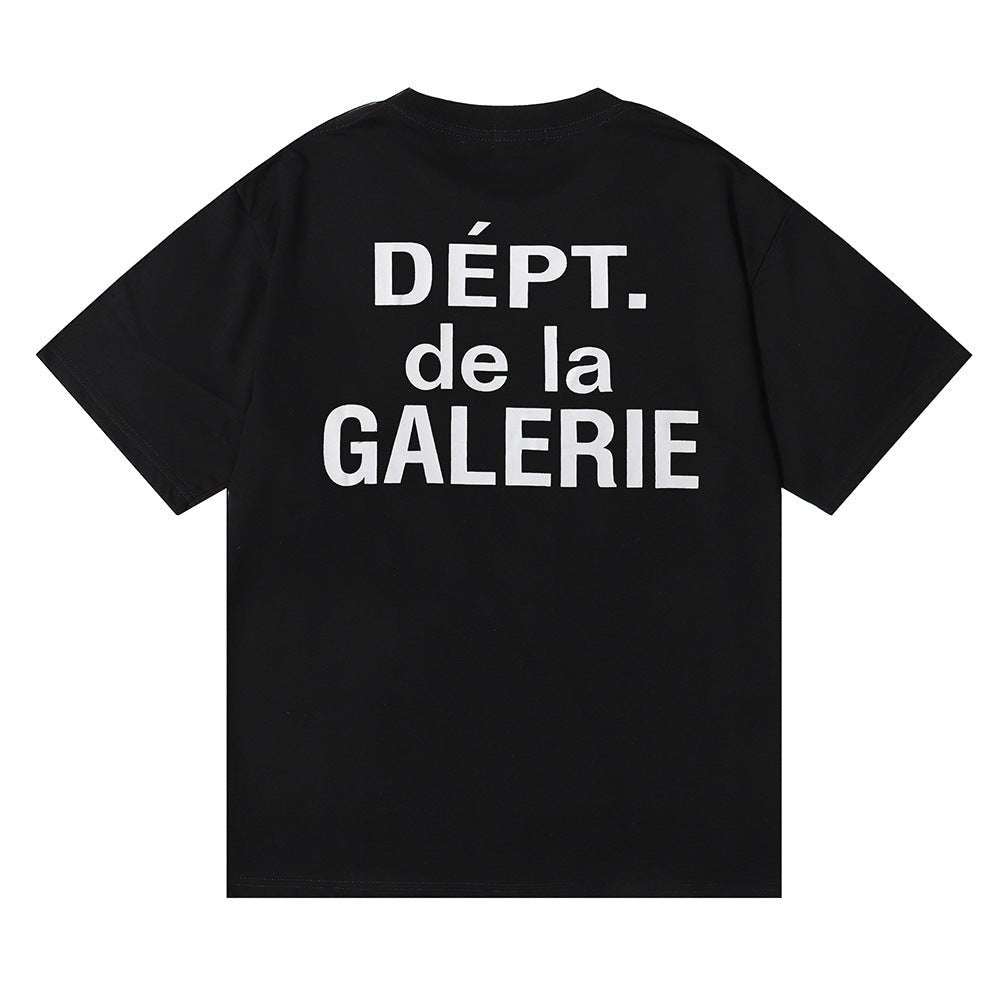 Men's Relaxed Fit Crew Neck T-Shirt with Graphic Lettering