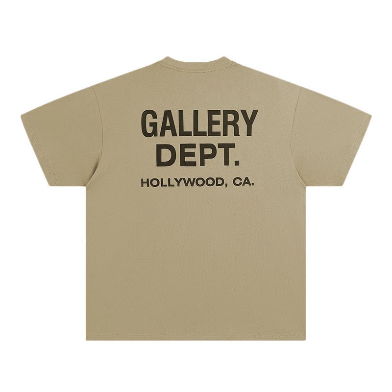 Men's Relaxed Fit Crew Neck T-Shirt with Graphic Lettering