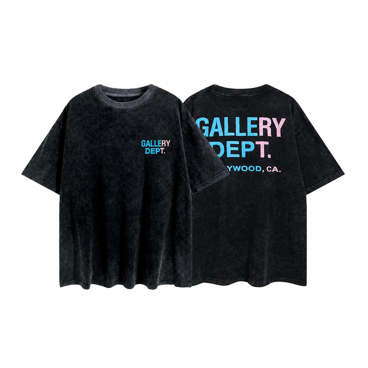 Men's Relaxed Fit Crew Neck T-Shirt with Graphic Lettering
