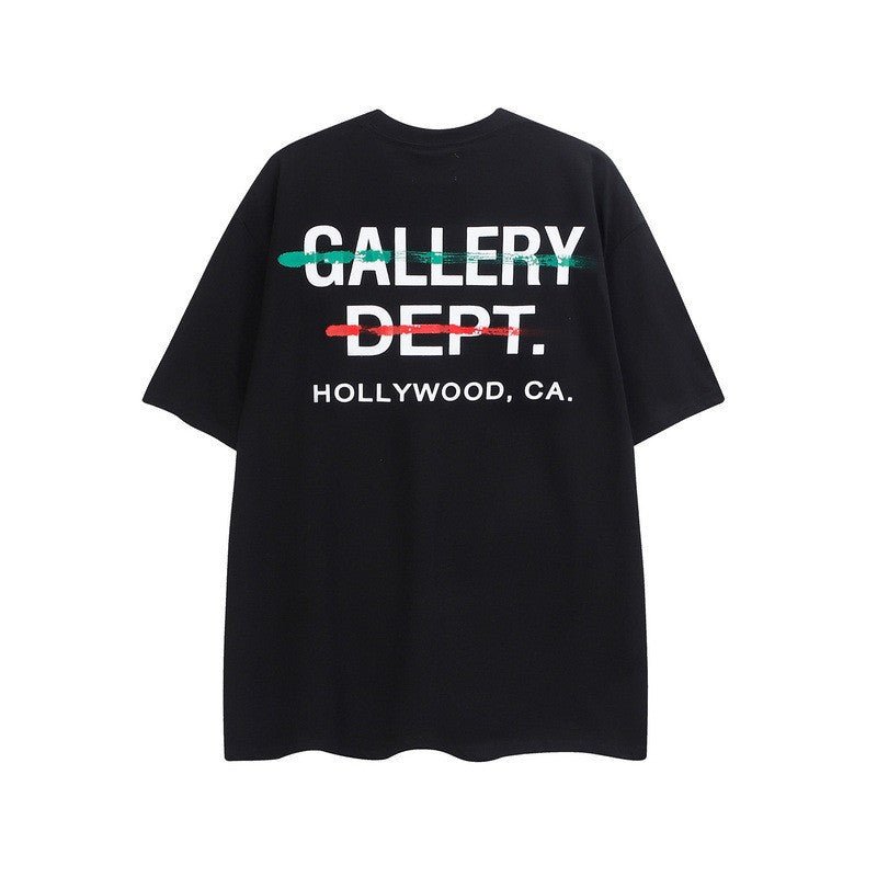Men's Relaxed Fit Crew Neck T-Shirt with Graphic Lettering
