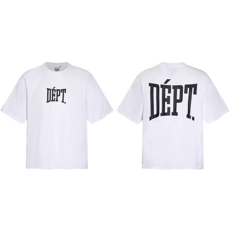 Men's Relaxed Fit Crew Neck T-Shirt with Graphic Lettering