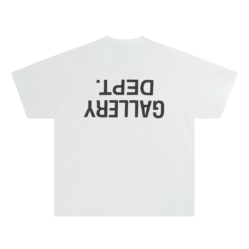 Men's Relaxed Fit Crew Neck T-Shirt with Graphic Lettering