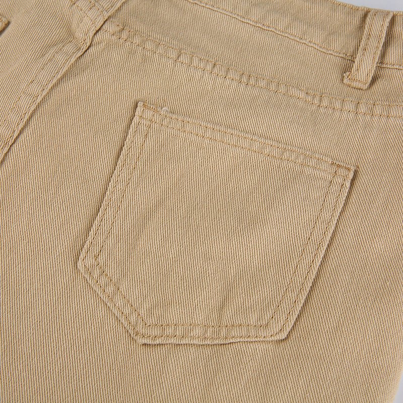 Women's High Waist Flared Jeans with Frayed Hem