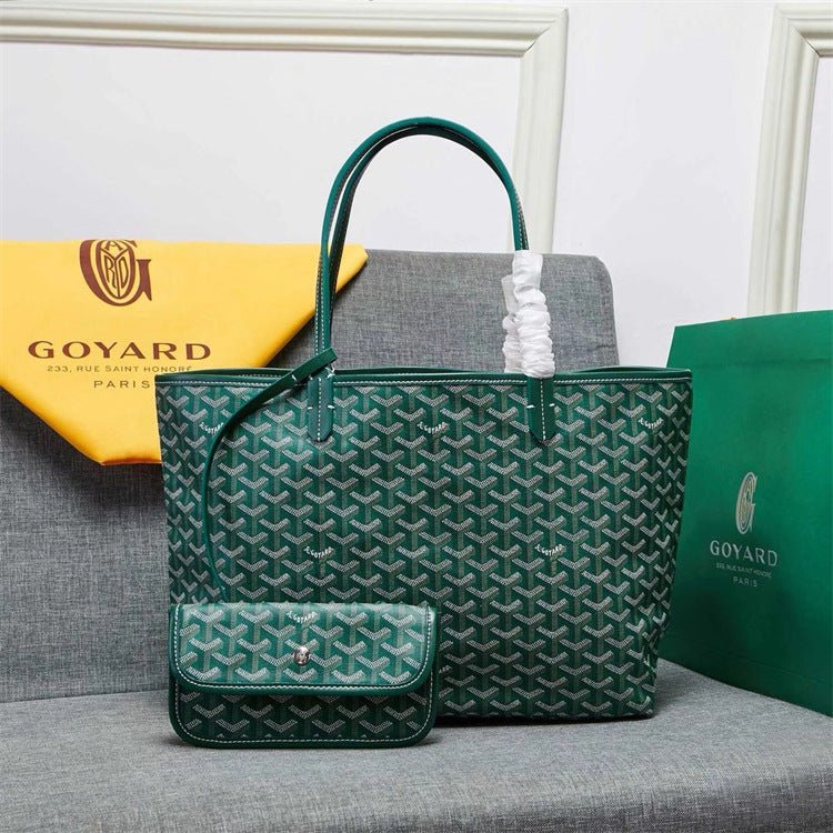 Patterned Tote Bag with Zip Top, Front Pouch, and Double Handles