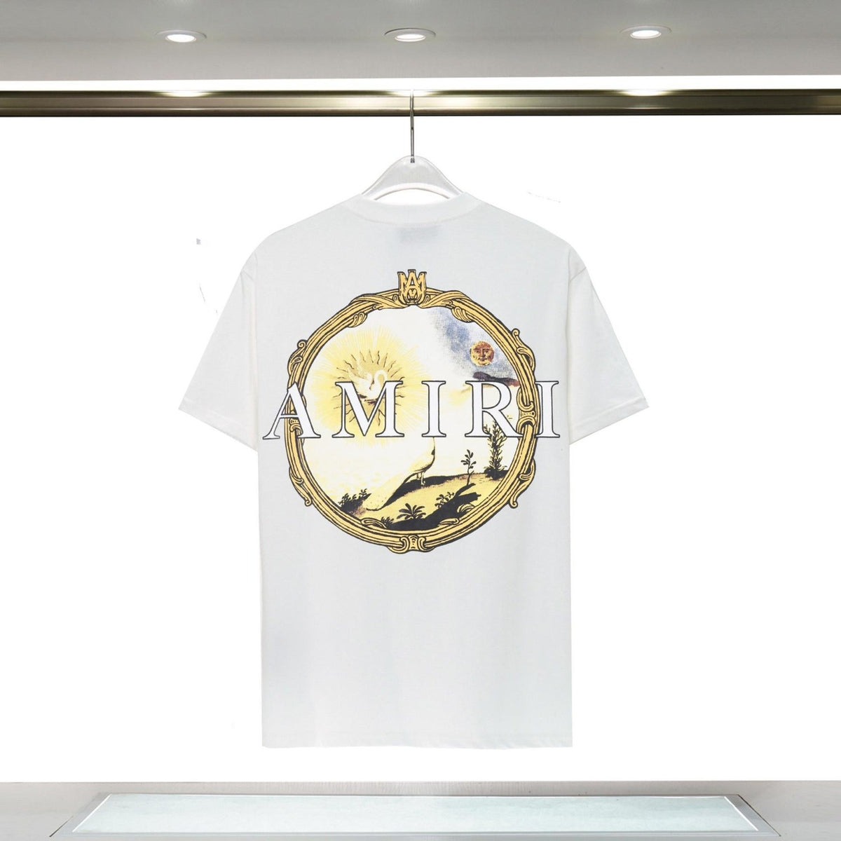 Unisex Crew Neck Short Sleeve Front and Back Graphic T Shirt