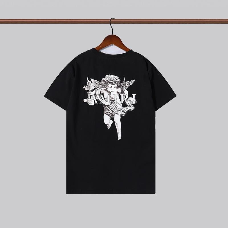 Unisex Crew Neck Short Sleeve Front and Back Graphic T Shirt