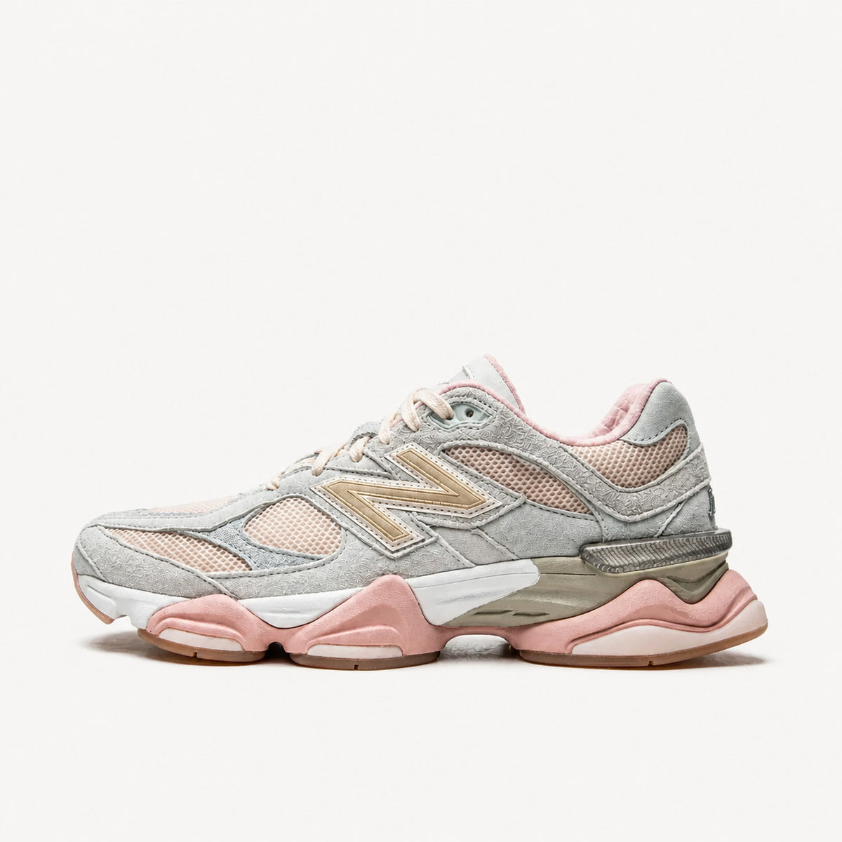 Retro Chunky Mesh Lace-Up Sneakers with Layered Elevation Sole
