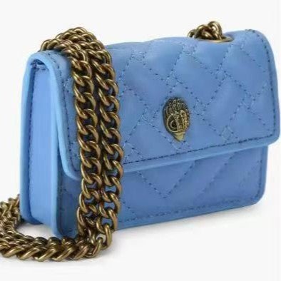 Mini Quilted Flap Crossbody Bag with Chain Strap