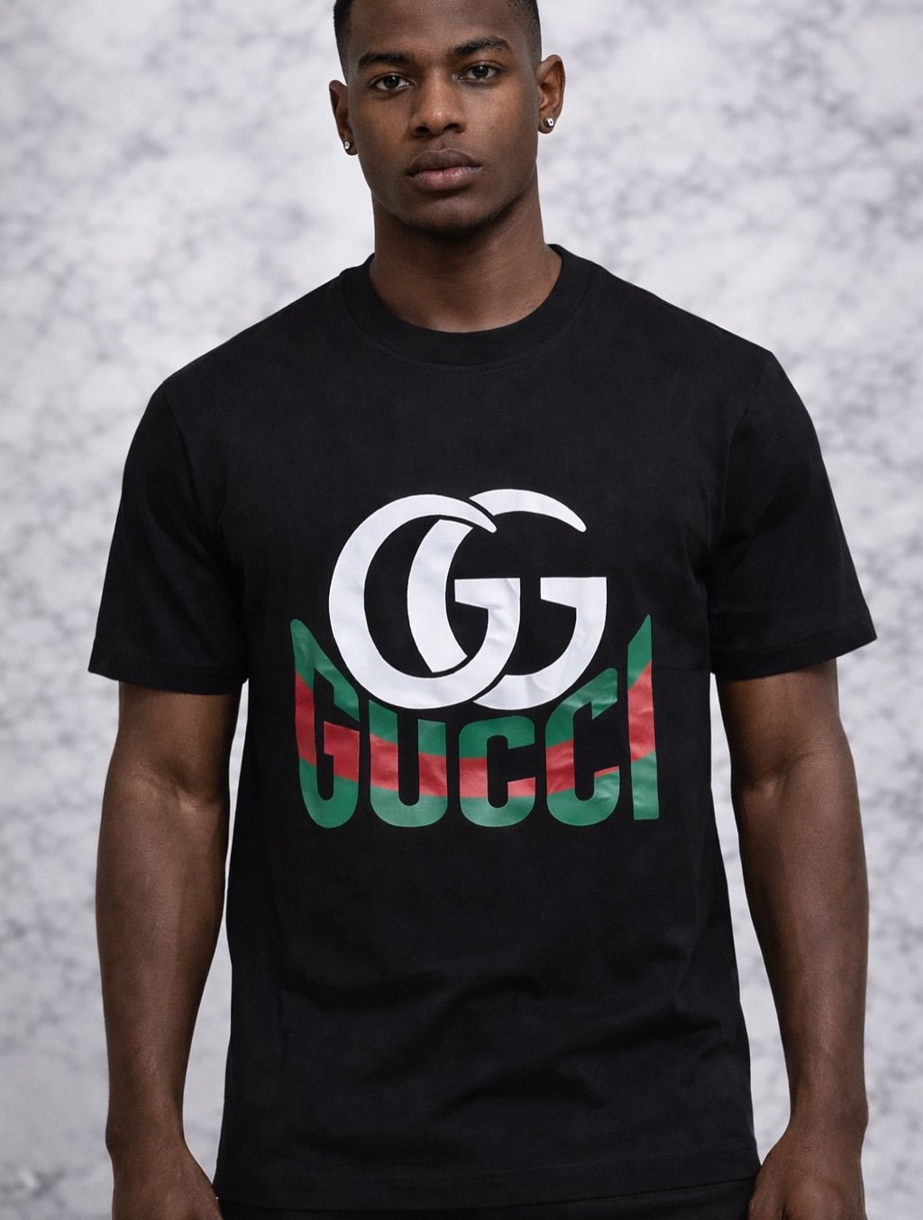 Men's Graphic Crewneck T Shirt with Short Sleeves