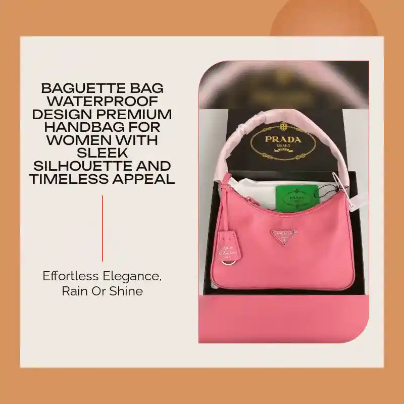 Load video: Baguette Bag Waterproof Design Premium Handbag For Women With Sleek Silhouette And Timeless Appeal by@Outfy