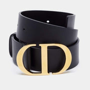 Waist Belt with Large Center Buckle