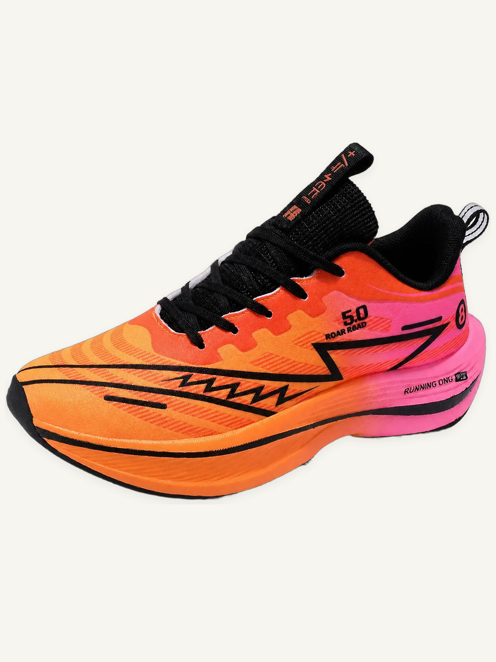 Low Cut Road Running Sneakers with Cushioned Sole
