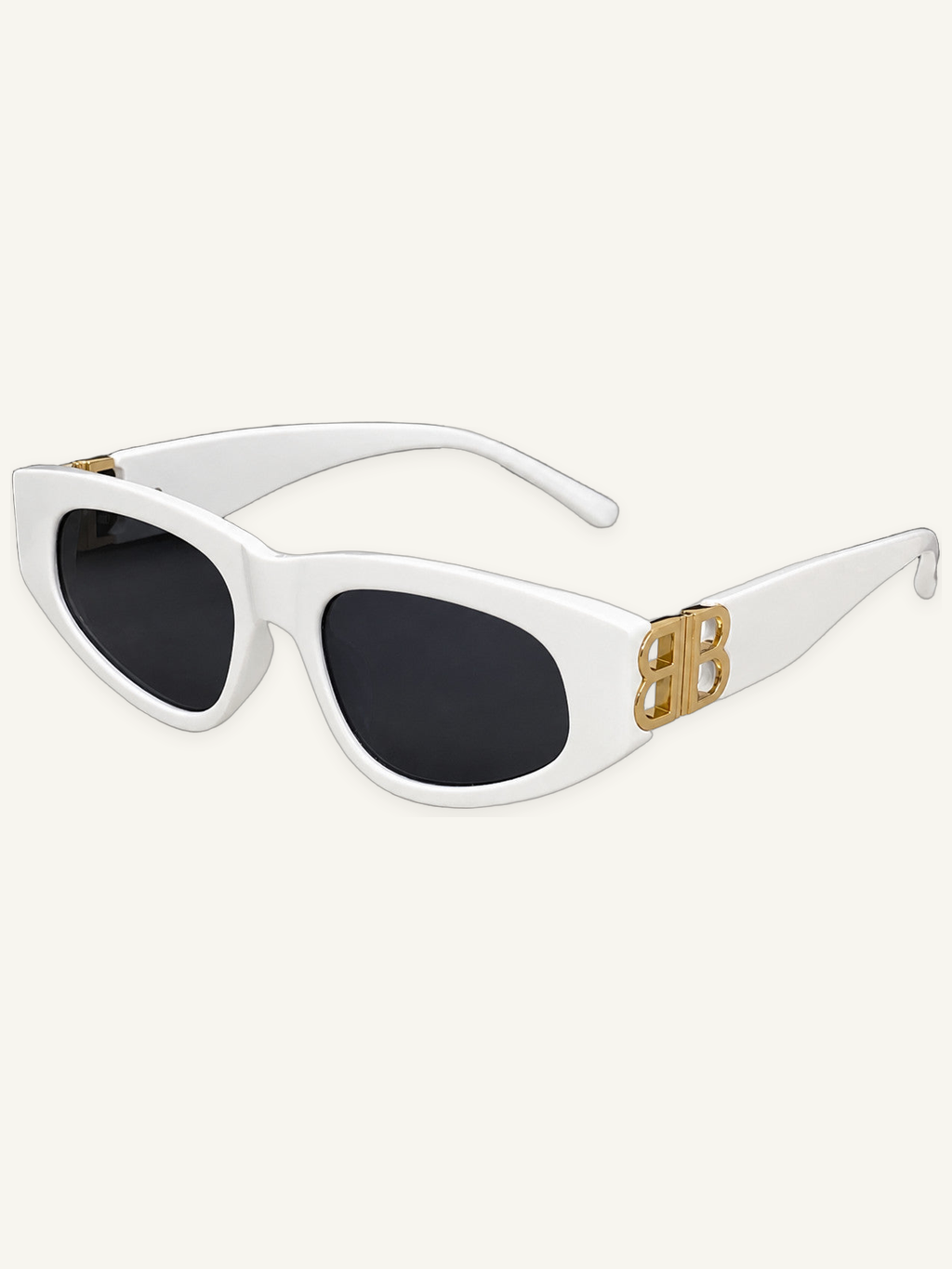 Large Cat Eye Sunglasses with UV Protection