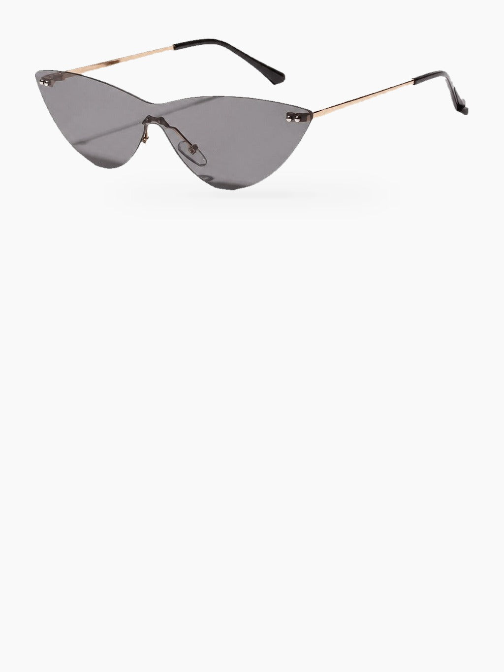 Cat Eye Shield Sunglasses with UV400 Protection